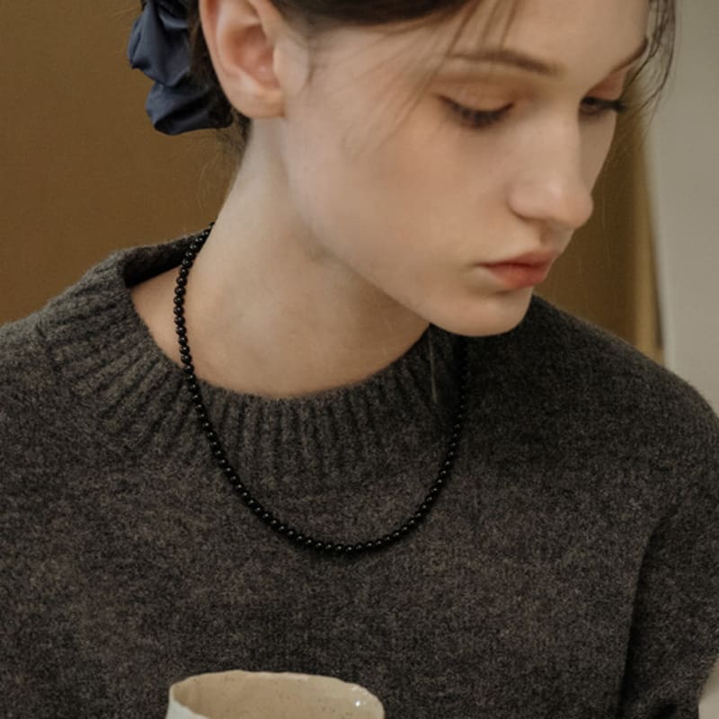 HAS HON013 Black Onyx Necklace