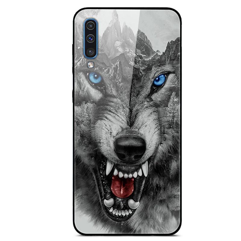 For Samsung A50 Case A51 Tempered Glass Planet Space Cover Glass Back Case for Samsung Galaxy A50S A51 A50 A 50 Fundas Coque