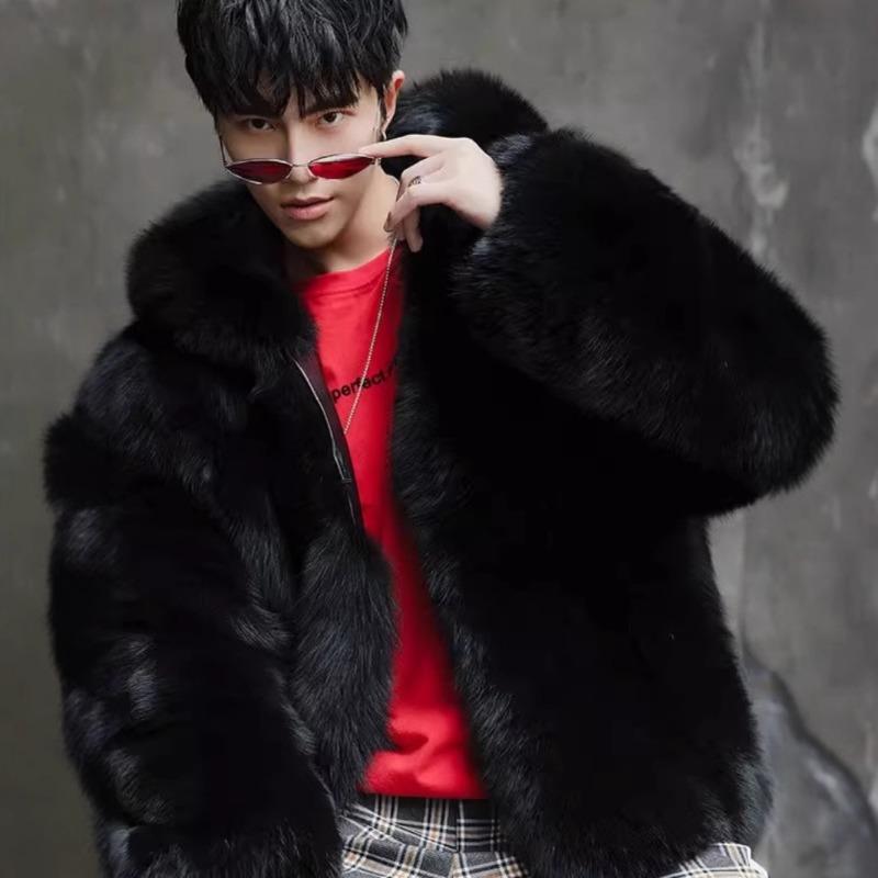 Winter new Tuscan fox fur coat