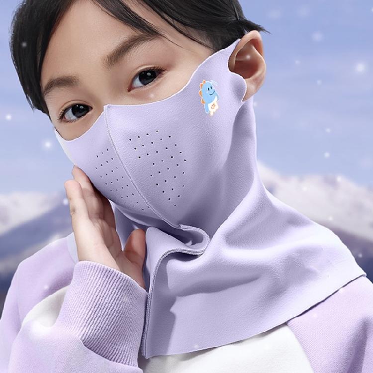 Neck Gaiter Winter Kids Ski Face Mask Windproof Biking Face Cover Cold Weather Ear Hanging Mask For Outdoor Cycling