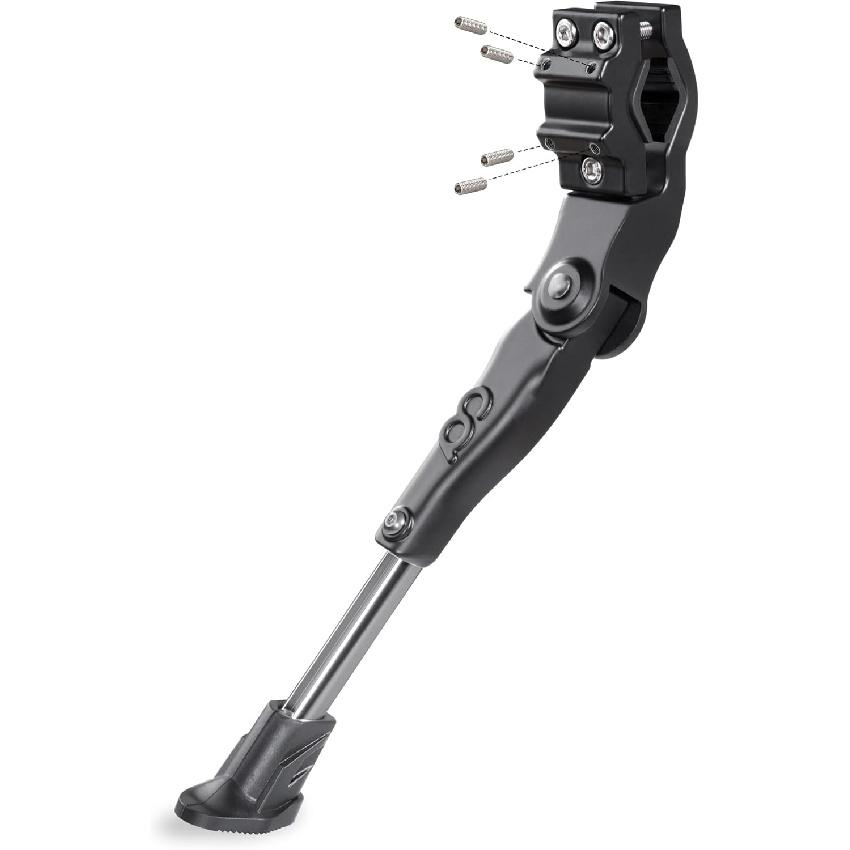 CyclingDeal Adjustable Rear Mount Bicycle Kickstand | Sturdy & Durable Bike Kickstand for 24-29  Adult & Kid Bicycles, MTB & 700C Road/Hybrid Bikes | for 16  - 20  Kids Bikes