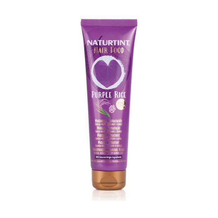 Naturtint+Hair Food Masque Capillaire Au Riz Violet 150 Ml De Crème