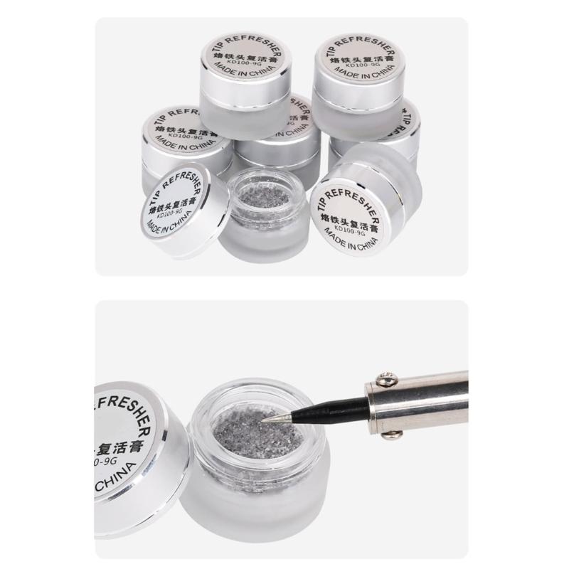 9g Soldering Iron Tip Cleaning Paste Soldering Iron Tip Tinner Activators Tip Cleaner Soldering Iron Tip Refresher