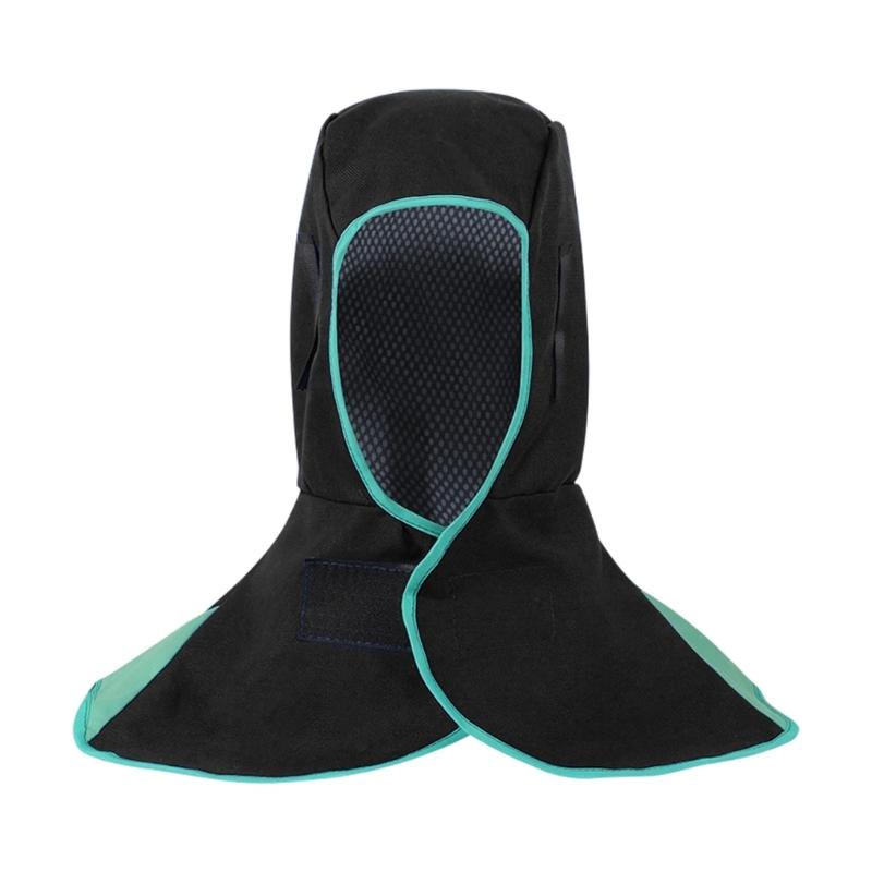 

Flame Retardant Welding Head Cover Heat Insulation For Complete Head And Shoulder Safety In Welding Work чорний