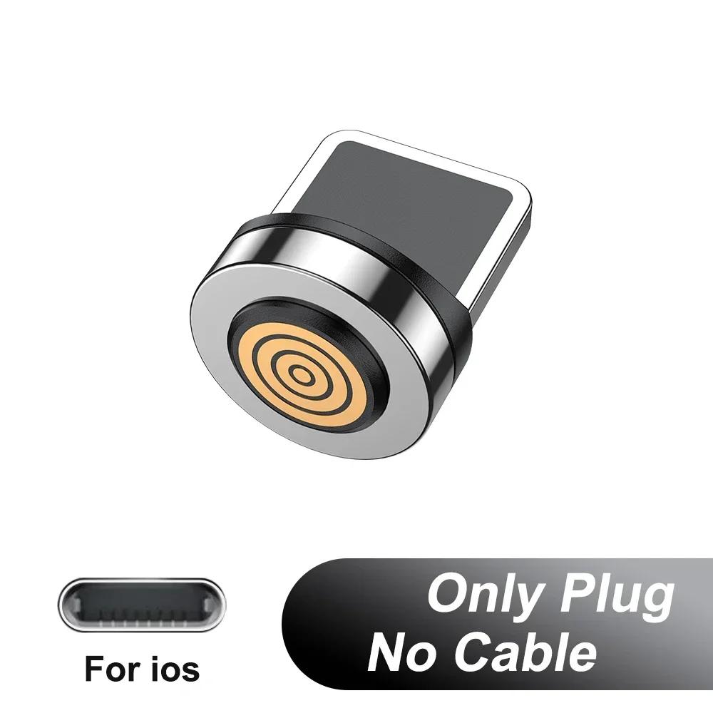 540 Rotate Magnetic Cable 5A Fast Charging Type C Cable For iPhone Xiaomi Realme Micro USB Magnet Charger Phone Data Cord