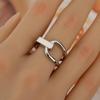 1pc Fashion Copper Open Adjustable Ring, Smooth Surface Unisex Design - Party Daily Wedding Gift, Christmas Thanksgiving
