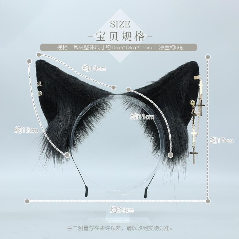 A handmade imitation animal ear Best cat ear headband cute J headdress lolita hair accessories