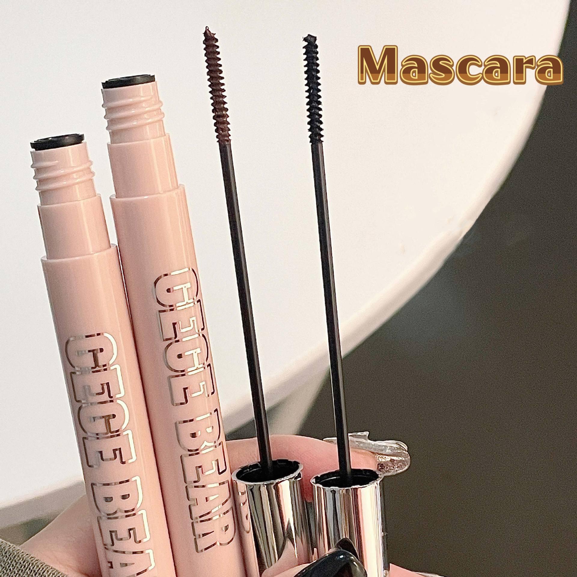 

Xinnay тонкая и длинная коричневая/черная тушь с эффектом естественного макияжа, водостойкая, устойчивая к поту и не размазывающаяся тушь для женщин