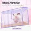Hamster Bathtub Box for Small Animals Hamster Bath Accessories Dust Bath Pet Hamster Bathtub Digging Sand Container
