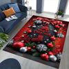 Christmas Office Chair Mat - Anti-Slip Carpet with Anime Cartoon Design, Perfect for Home Decor, Living Room, Bedroom, Gaming Room & Dormitory.R061