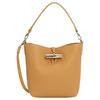 LONGCHAMP Le Roseau Cow Leather Handbag Women's Walnut 10314HFP371