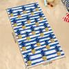 Coperta Telo Microfibra Leggero Asciugatura Rapida con Strisce di Ananas Frutta Estiva per Spiaggia Piscina Palestra Nuoto Bagno, Viaggio Vacanza