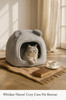 Cat Nest Puppy Cave Pes Pes Útulný omyvatelný přenosný domeček pro malé a střední