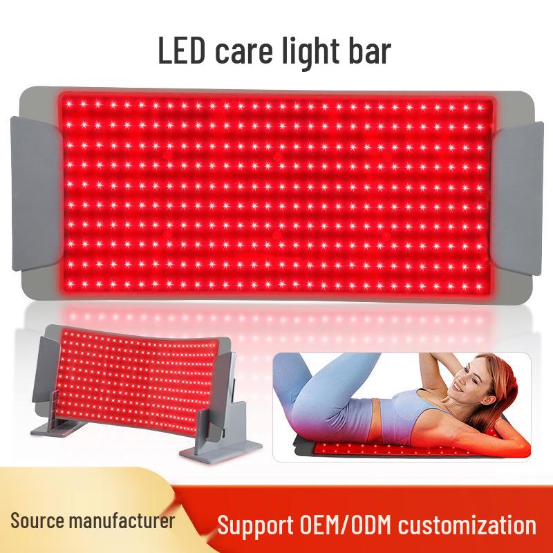 LED Red Blue Light Therapy Lumbar Support Belt