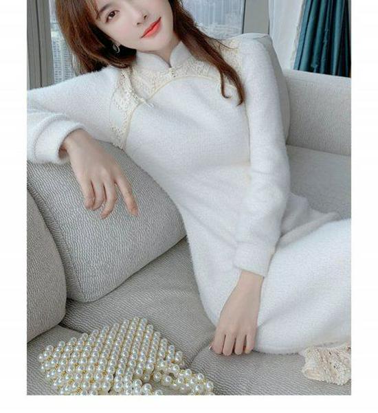 Winter 2025 Chinese-Style Petite Cheongsam: Elegant, Slimming Inner Layer Skirt