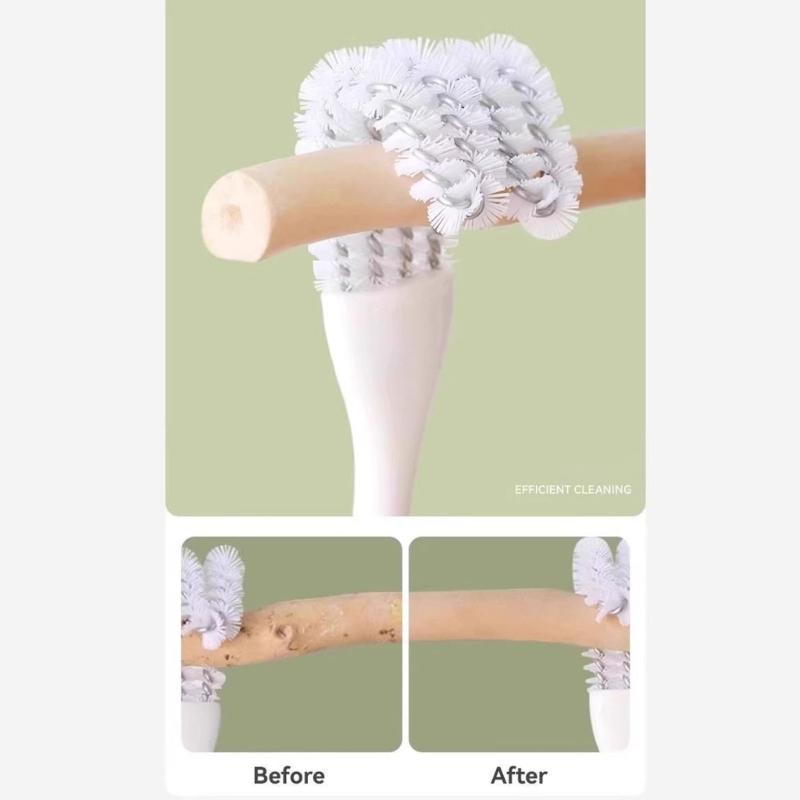 Bird Cage Bath Cleaning Brush Bird Droppings Remover Scrubber Tool Removes Stain From Stone Tires Plastic Handle