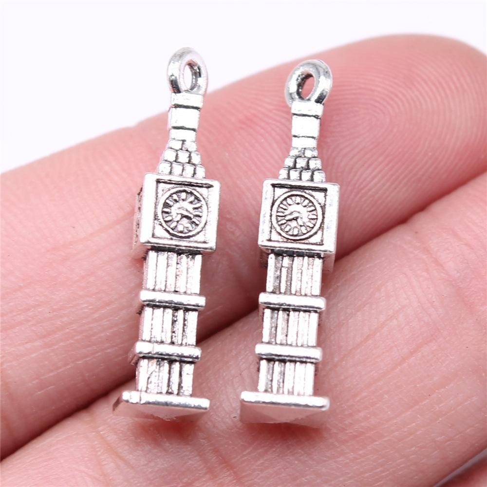 10pcs Antique Silver Plated Travel Journey Souvenir Charms Aircraft Passport Charms For Necklace Bracelet Keychain Making