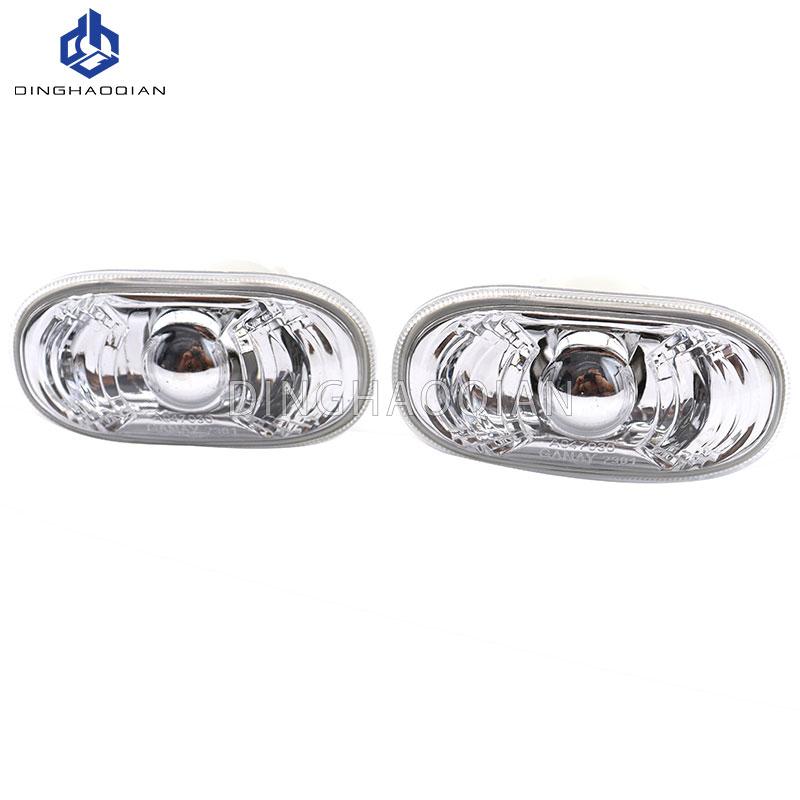 

Dinghaoqian Корпус фонаря указателя поворота на крыле для HONDA CIVIC 2009-2014 FB2 ACCORD 2008-2013 CP2 34301-SNW-003 1pair белый