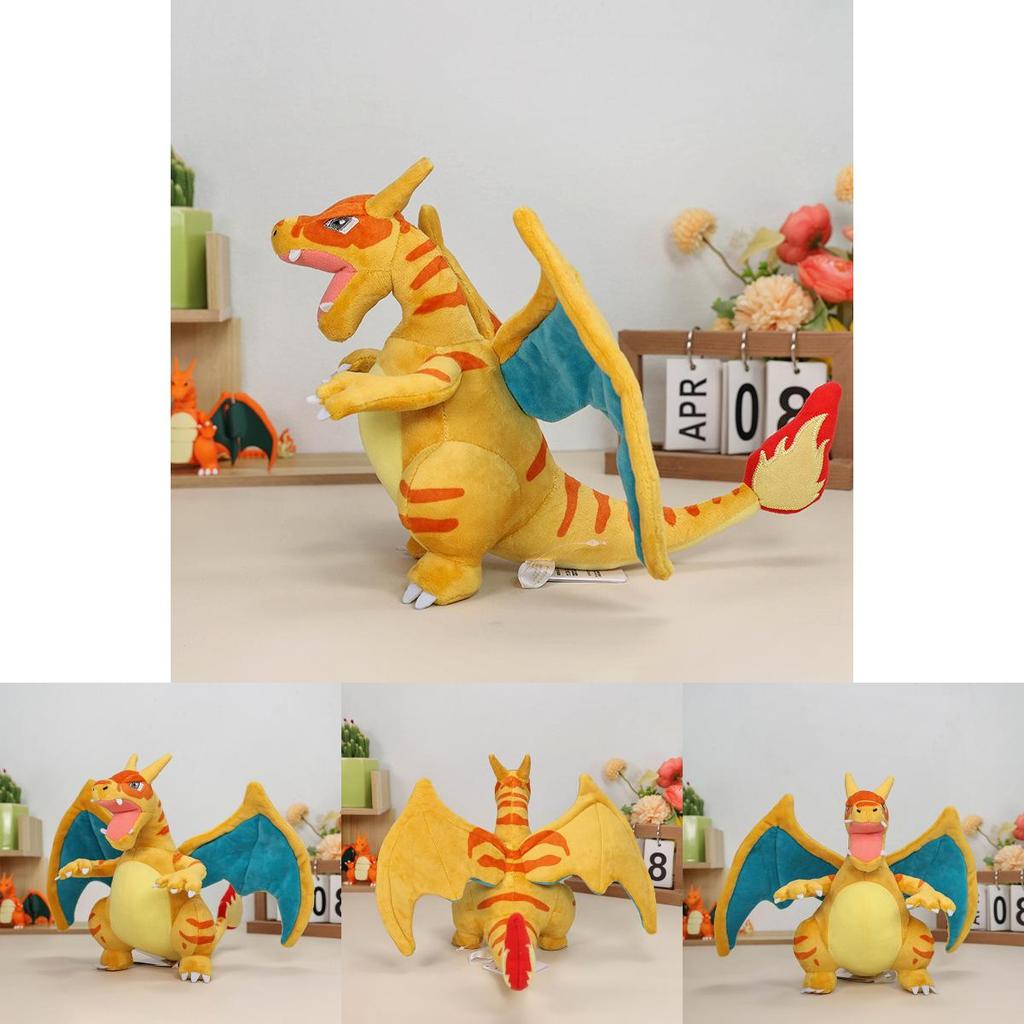 Charizard Plush Toy With Short Pile Material For Collectors And Kids