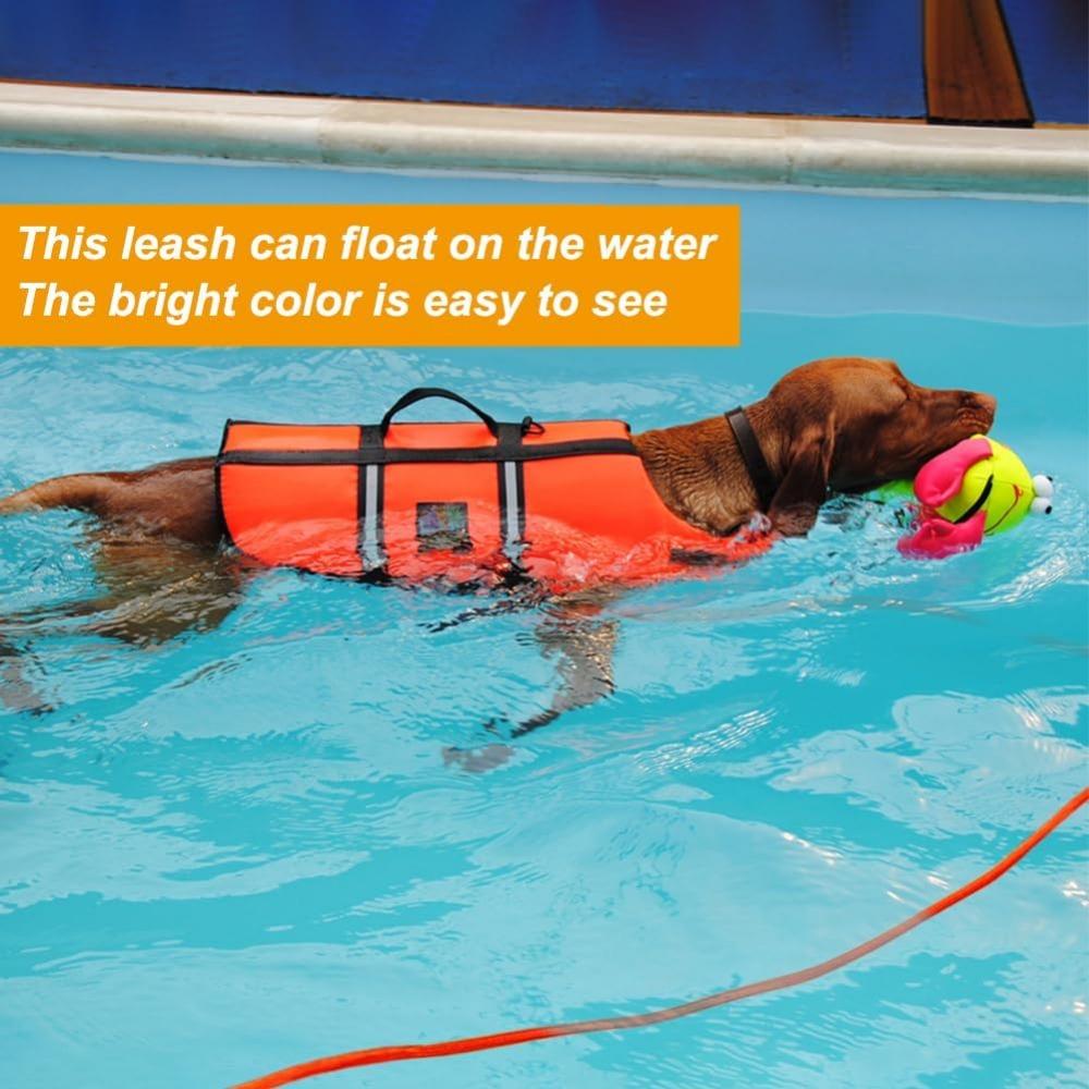 6m Floating Long Dog Leash Floating Lightweight Rope for Hiking Swimming Foam Handle Training Leash  Small Medium Large Dogs
