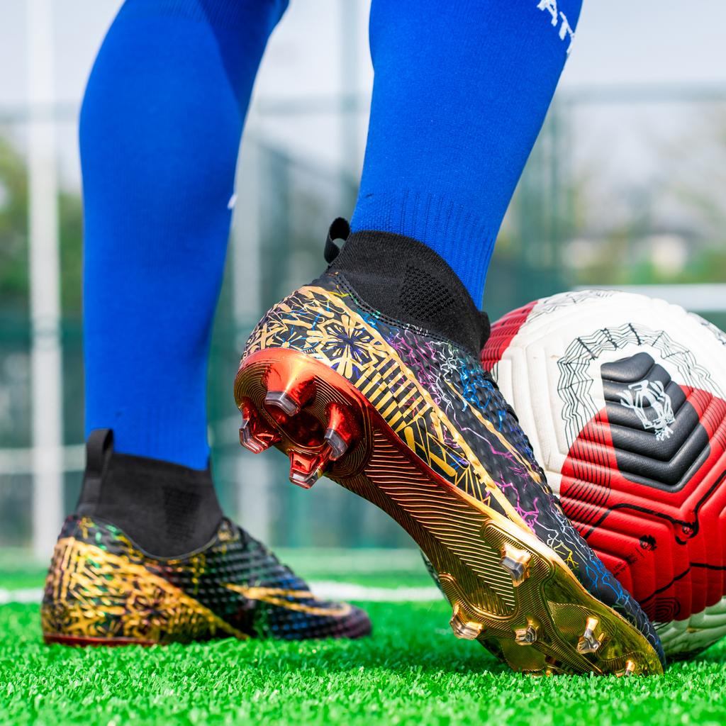 Tacchetti da Calcio di Alta Qualità Scarpe da Calcio Professionali per Società Scarpe da Calcio per Allenamento su Erba all'Aperto Scarpe Sportive per Bambini