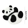 Cute Panda Brooch Cartoon Cloth Badge Soft Embroidery Panda Pin  Bag Decoration