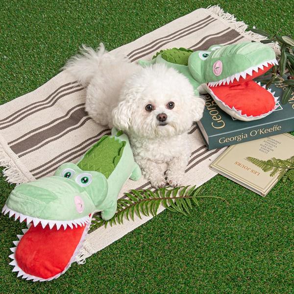 Petnus Pet Animal Farm Nosework Doll 45 x 12 x 14 cm, Crocodile, 1 piece