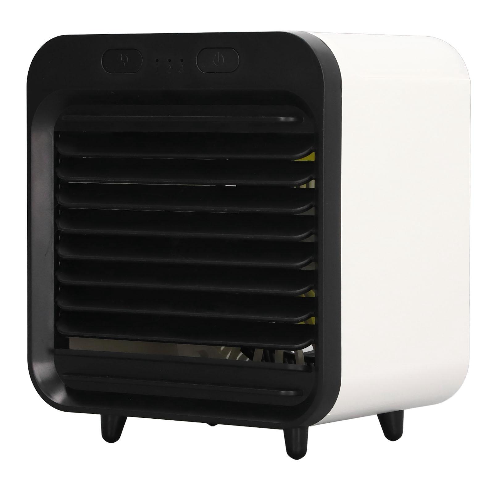 

Портативный кондиционер 200 мл Большая емкость 3 уровня Регулируемая функция увлажнения USB черный белый