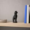Cat Figurine, 3D Printed Small Cat Sculpture, Collectible Animal Desktop Ornament for Home Shelf Decor, Gifts for Cat Lovers