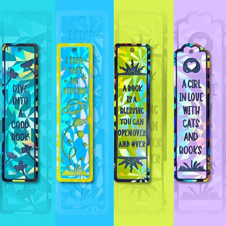 Diy Holographic Bookmark Resin Mold Bookmark Silicone Mold Diy Craft Mold