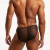 Transparent Briefs Ice Silk Sexy Men's Underwear Low Waisted Traceless Motion Underpants