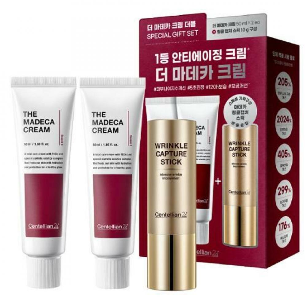 

Centellian 24 Exclusively Planned Madeca Cream Double Special Gift Set Cream 50ml2 Стик для захвата морщин 1 шт.