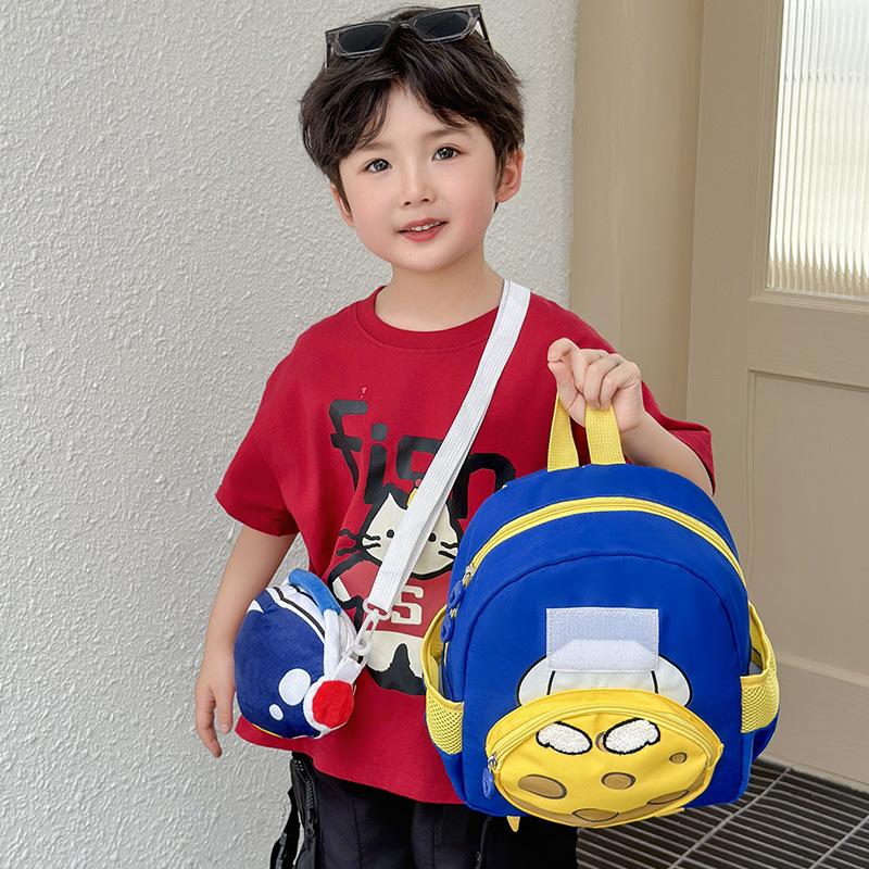 Autumn And Winter Children'S Backpack Kindergarten Primary School Student Schoolbag Cartoon Cute Plush Doll Boys And Girls Backpack