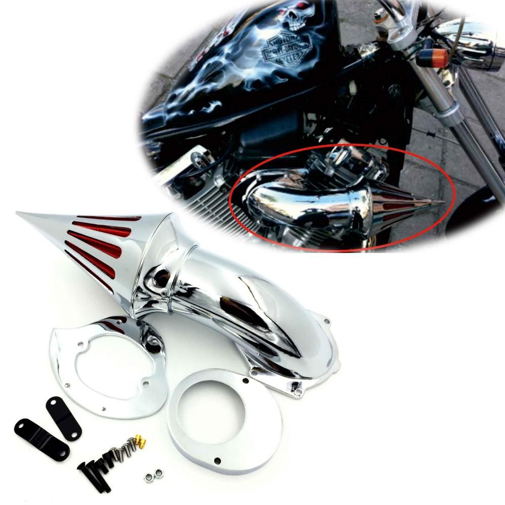 Motorcycle Parts Air Cleaner Kits Intake Filter for Yamaha Vstar V-Star 650 All Year 1986-2012 CHROME