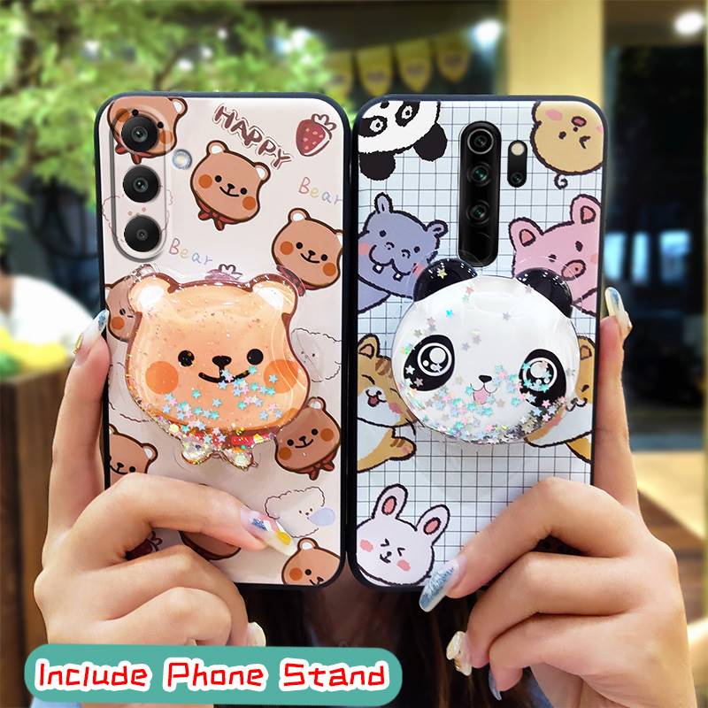 Rotatable stand Kickstand Phone Case For Samsung Galaxy M56 5G/SM-M566B Simplicity cute Durable Skin feel silicone TPU