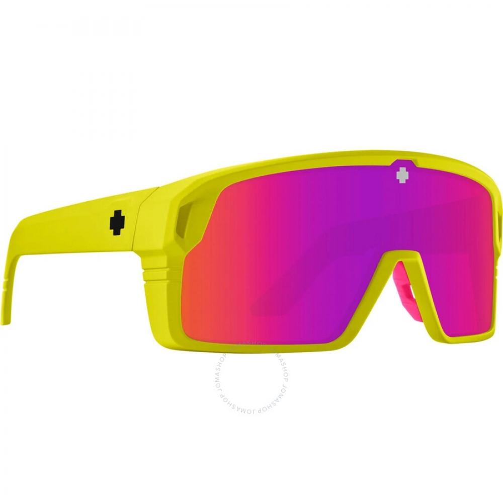 

Spy Monolith Happy Gray Green With Pink Spectra Mirror Shield Unisex Sunglasses 6700000000152