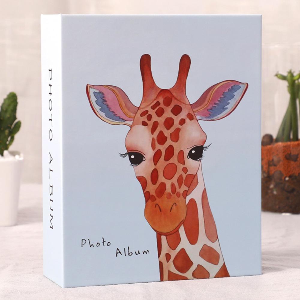 New 6 Inch Photo Album 100 Pockets Cartoon Card Album Simple Large Capacity Card Storage Book