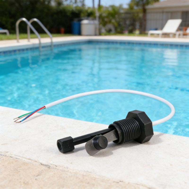 Interrupteurs de débit pour piscine Pièce de rechange en plastique de qualité avec câble de 60 pouces pour une installation facile