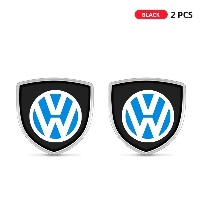 1PCS 3D Metal Car Emblem Rear Trunk Side Window Body Sticker For Volkswagen VW Golf 4 7 MK3 4 7 Touran Polo Passat Accessories