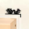 Minimalist Metal Wall Art Squirrel Design Decorative Iron Sculpture Modern Wall Hanging Indoor Outdoor Home Decoration