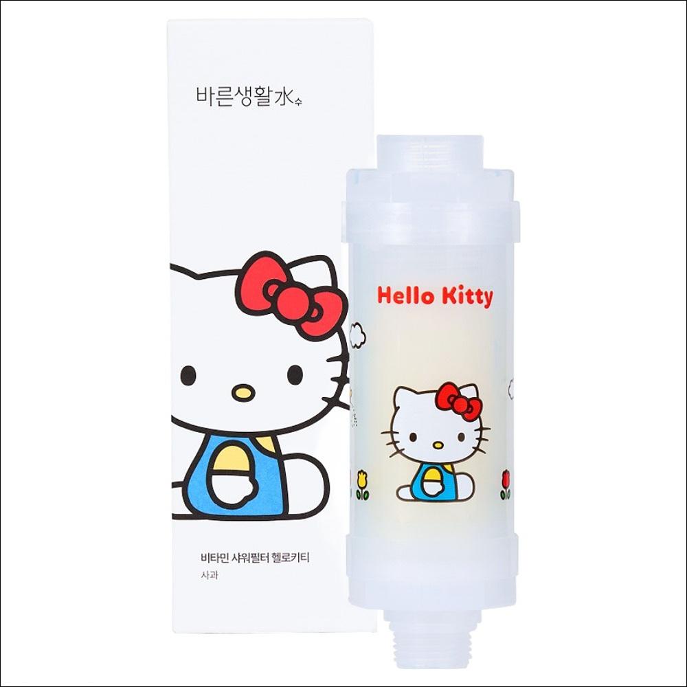 [Barunsaenghwal] Sanrio Characters Vitamin Shower Filter - Hello Kitty My Melody Cinnamoroll Kuromi, Anti-Rust & Chlorine Removal, K-Beauty Skin Care Hello kitty, 1EA