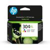 HP 304XL Inkjet Cartridge - Tri-Color - Inkjet - High Yield - HP INC.