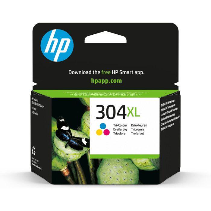 HP 304XL Inkjet Cartridge - Tri-Color - Inkjet - High Yield - HP INC.