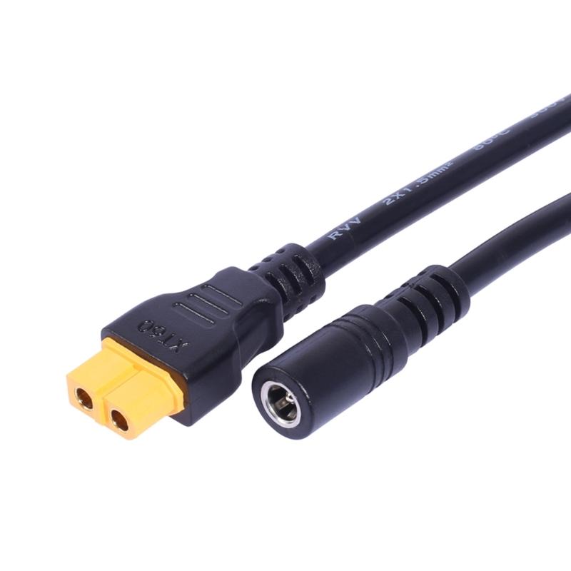 XT60 To 5.5x2.1mm/5.5x2.5mm Power Cable for Remote Toy and Energy Storage Solar Battery Connection Power Supply Cord