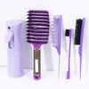 5pcs hair comb set, delicate spray bottle, curved hair comb, pointed tail comb, edge brush, special for real hair wigs