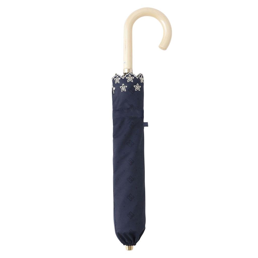 Moonbat Folding Parasol for Made in Perfect for Rain or Premium Light Heat and UV Bowler Blue "Dachshund" Women, Japan, Shine, Blocking, Protection,