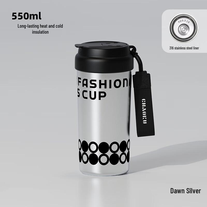 BEANBEANLOVE Portable Stainless Steel Insulated Travel Mug