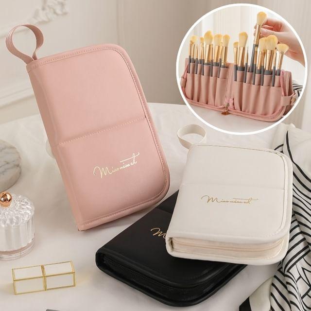 YOUWELL - Plain PVC Makeup Brush Case