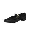 Fashion Black High Heels Buckle Platform Pumps Women Japanese Style Patent Leather Mary Jane Shoes Woman Punk Thick Heels Lolita Shoes