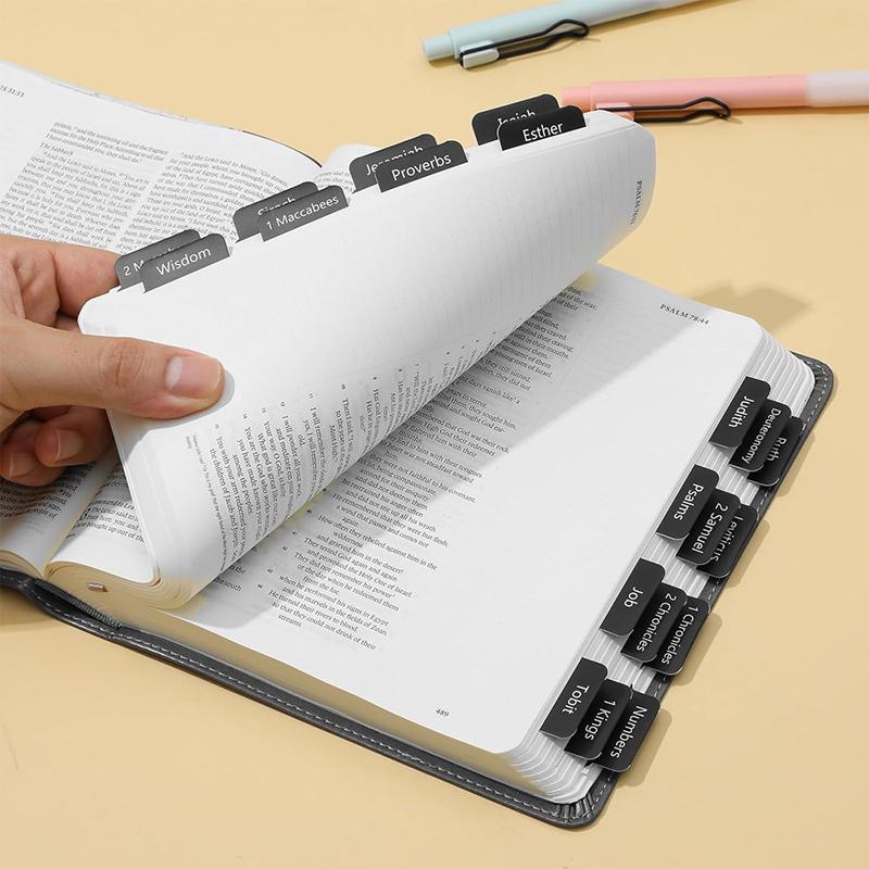 Bible Tabs,75 Tabs,Colorful,Laminated Bible Tabs For Women And Men, Bible Tabs For Study Bible,Bible Index Tabs,Bible Book Tabs